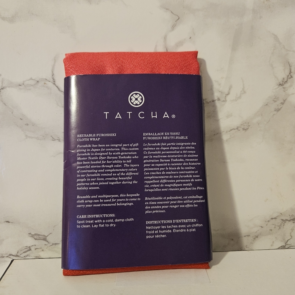 Tatcha reusable furoshiki cloth wrap